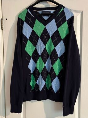 Tommy Hilfiger Preppy V Neck Pullover Sweater